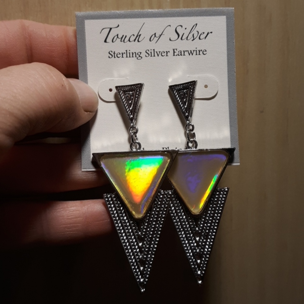 New Touch of Silver Sterling Silver Earwire Earrings.